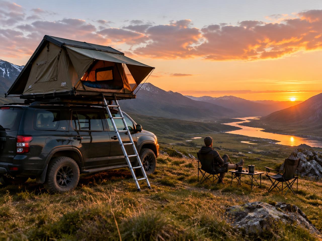 Rooftop tent for road trips — photo 1