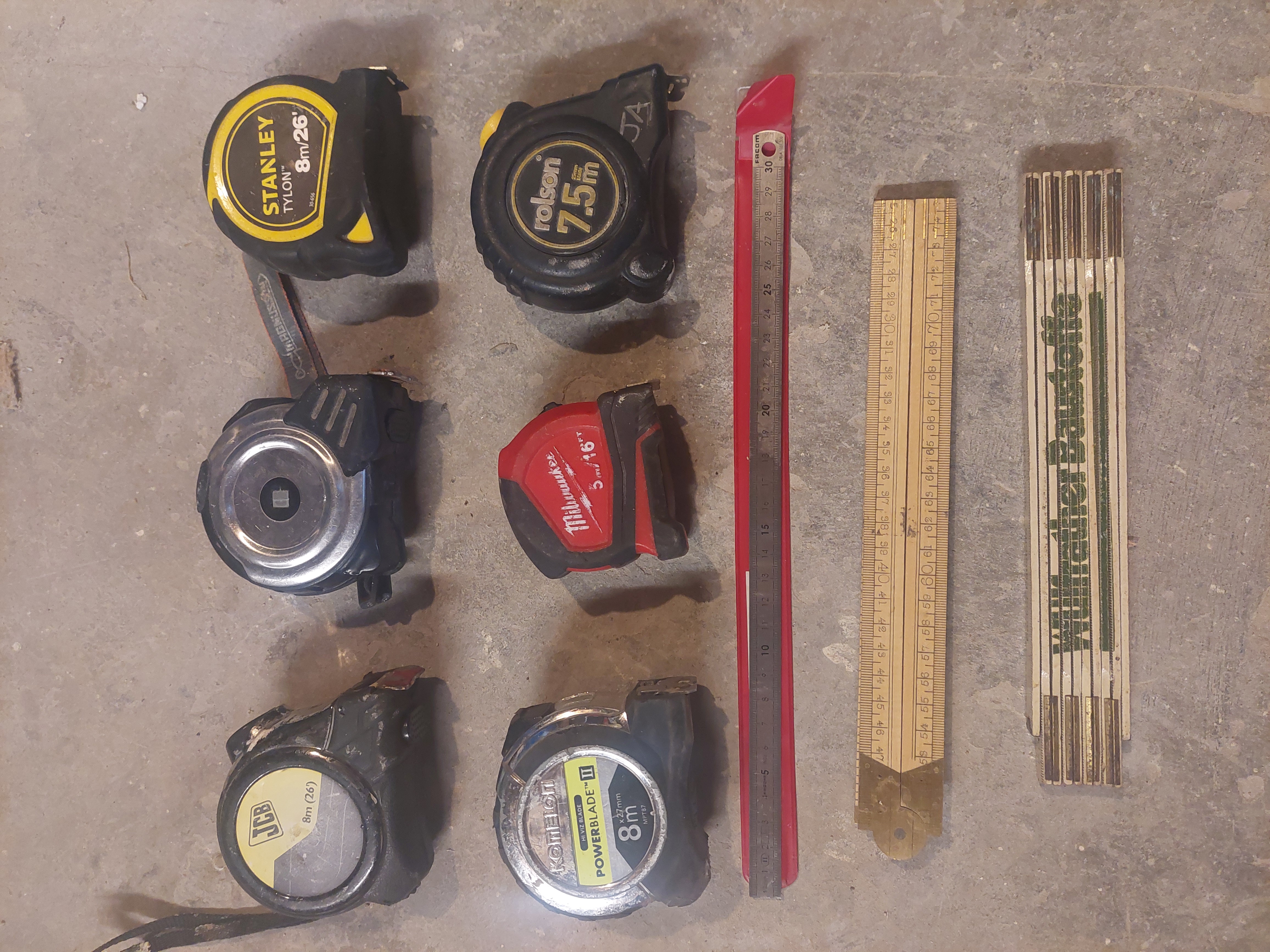 measuring tapes