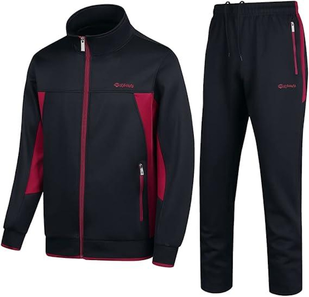 Men's Casual Athletic Tracksuit Long Sleeve Sweatsuit