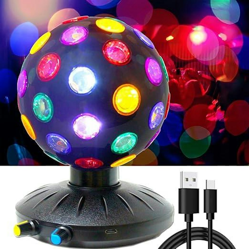 6 Inches Disco Ball Light Adjustable Rotating Speed Light